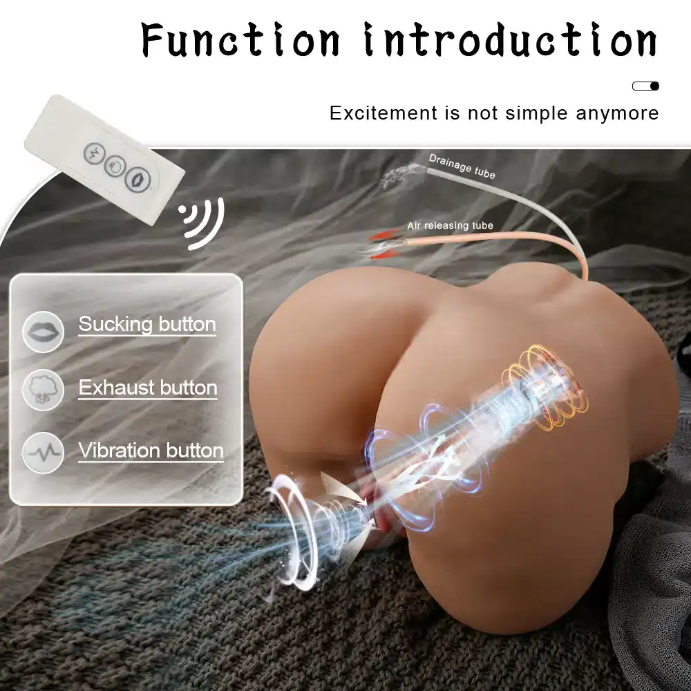 Dispositivo di stimolazione anale con telecomando e funzioni multiple.